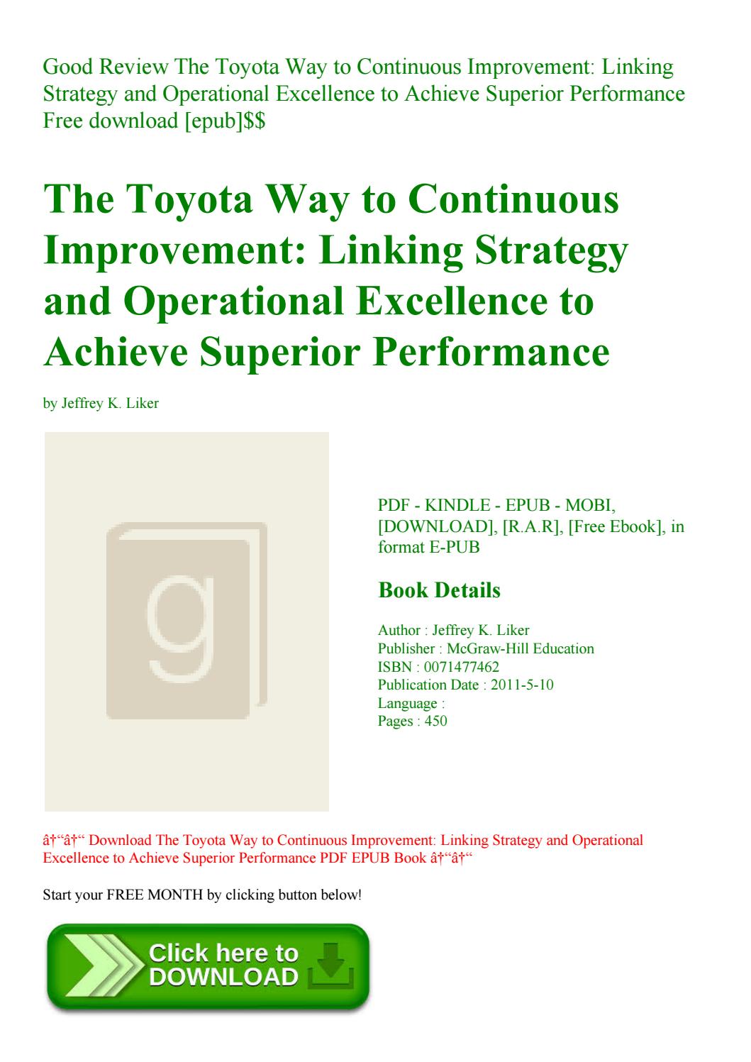 The toyota way free download